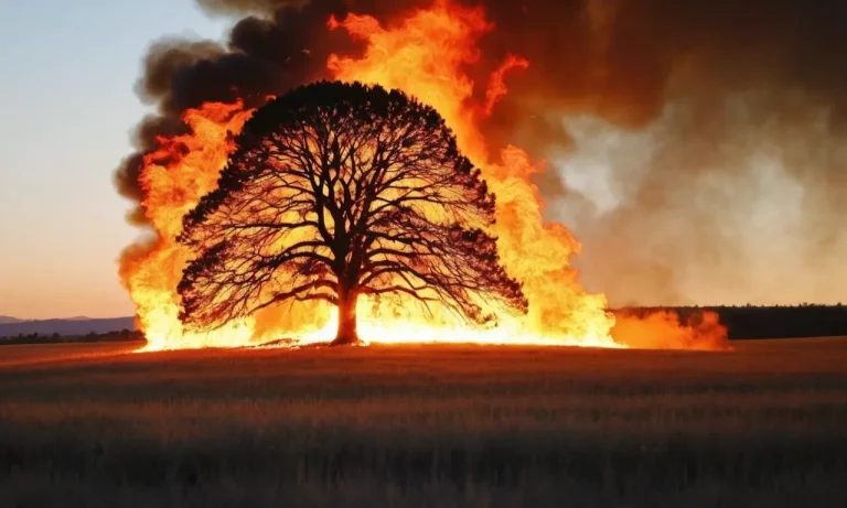 The Spiritual Meaning Of A Burning Tree