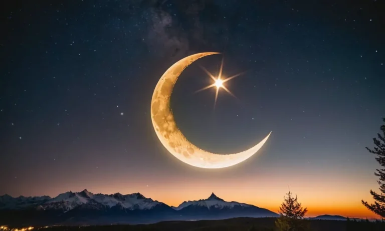 The Spiritual Meaning Of The Crescent Moon And Star